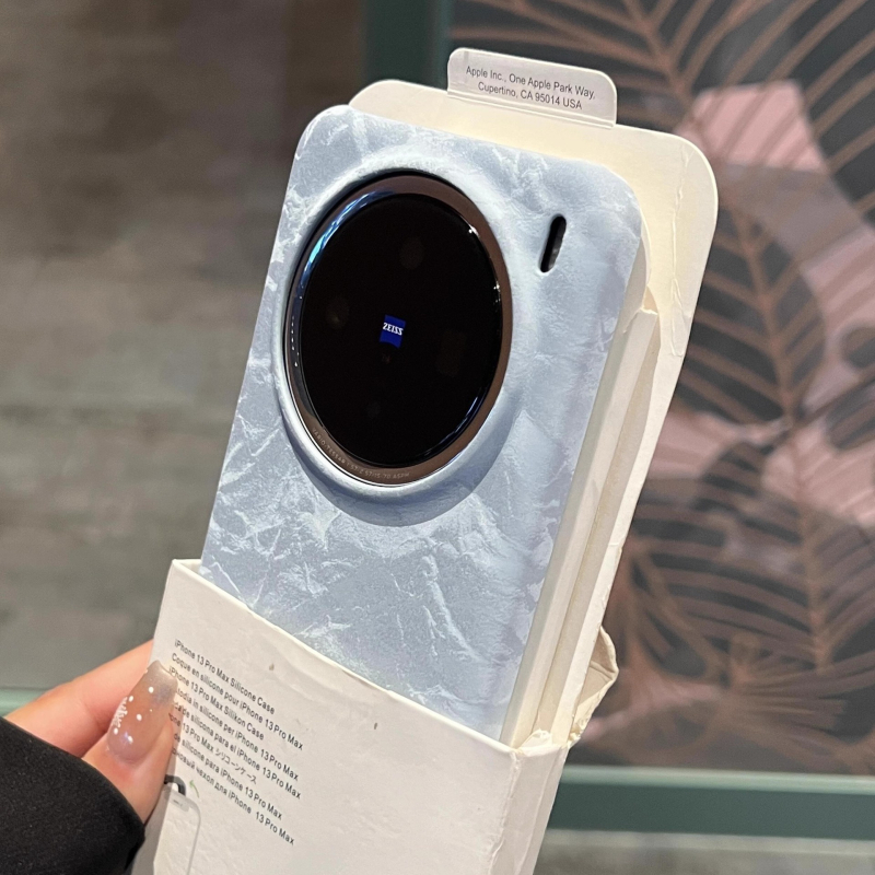 VIVO X100s Pro velvetový kryt – jemný dotyk velúru a dizajn Snežná hora, S20P velvet, polotvrdý kryt, proti pádu