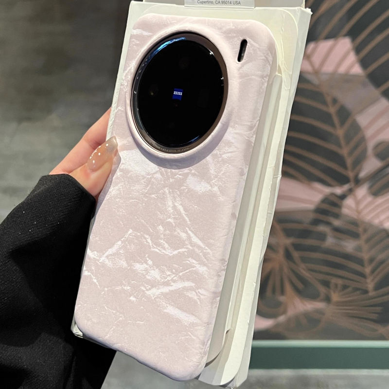 VIVO X100s Pro velvetový kryt – jemný dotyk velúru a dizajn Snežná hora, S20P velvet, polotvrdý kryt, proti pádu