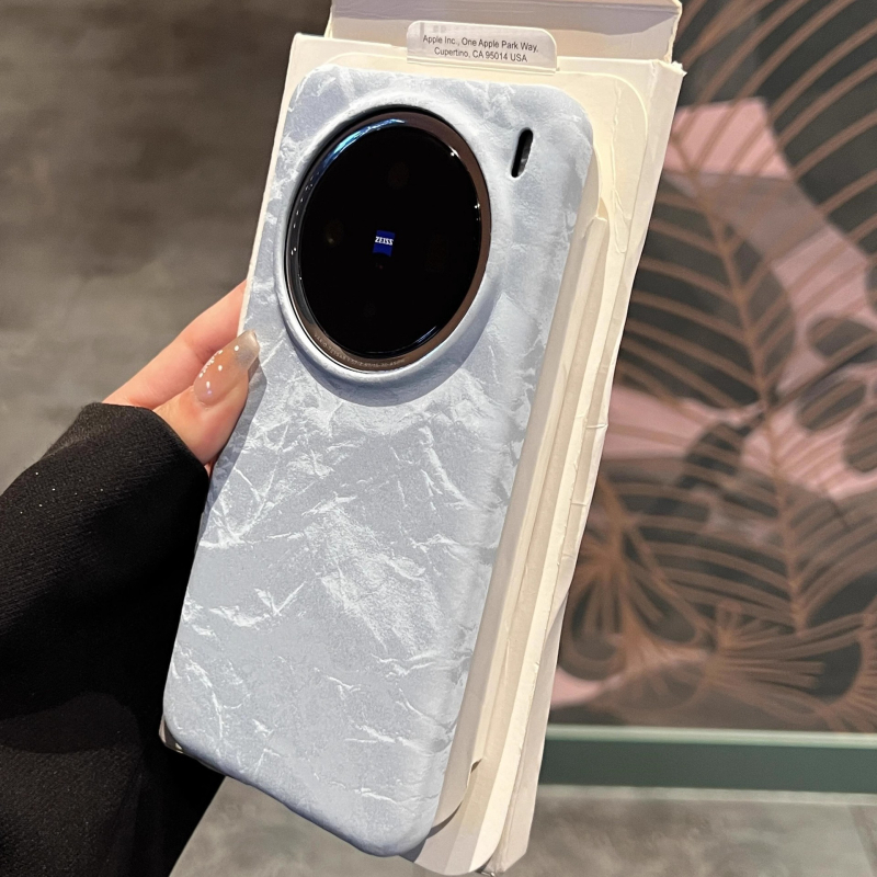 VIVO X100s Pro velvetový kryt – jemný dotyk velúru a dizajn Snežná hora, S20P velvet, polotvrdý kryt, proti pádu