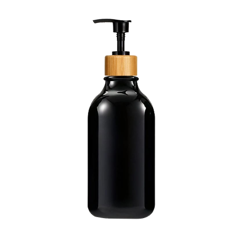 Plastična boca od 500 ml s pumpicom za šampon, gel za tuširanje i losion, zadebljana prstenom.