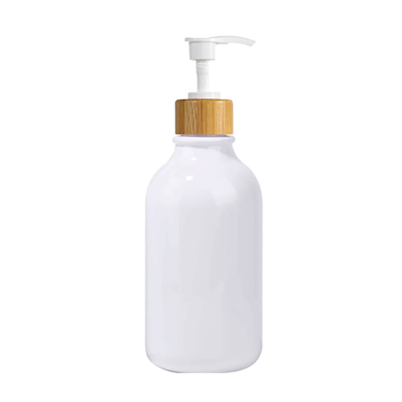 Plastična boca od 500 ml s pumpicom za šampon, gel za tuširanje i losion, zadebljana prstenom.