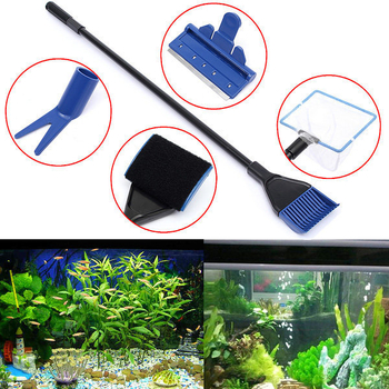 Akvarium set za čišćenje s dugačkom ručkom, pet u jednom, plastični