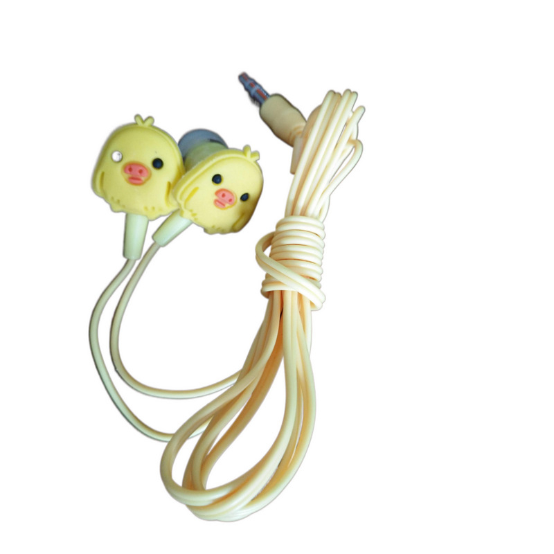 Dječje in-ear slušalice s likovima crtanih životinja, blokiranje buke, 3,5 mm priključak