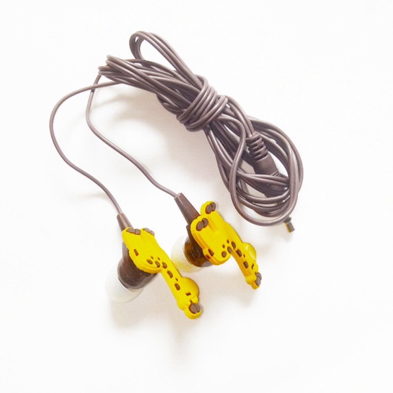 Dječje in-ear slušalice s likovima crtanih životinja, blokiranje buke, 3,5 mm priključak