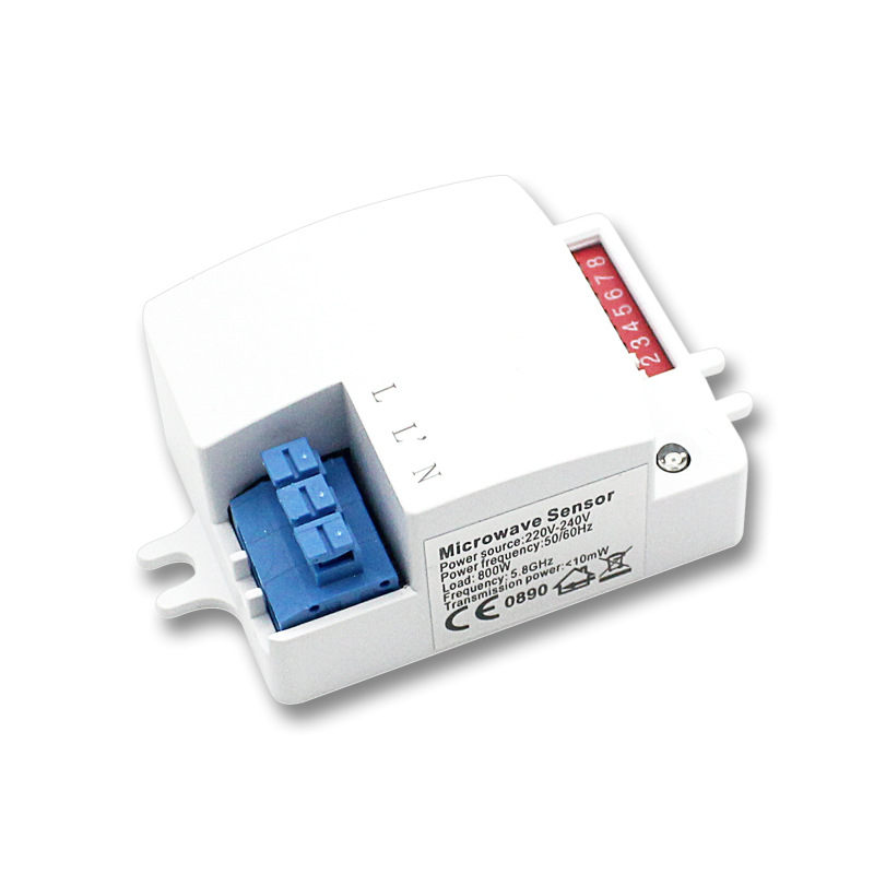 Mikrohullámú radar szenzor modul, 220V, fényérzékelővel