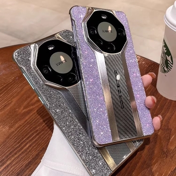 Husă cu glitter pentru Huawei Mate60 Pro+ – model nou, transformă în stil Mate50 Pro