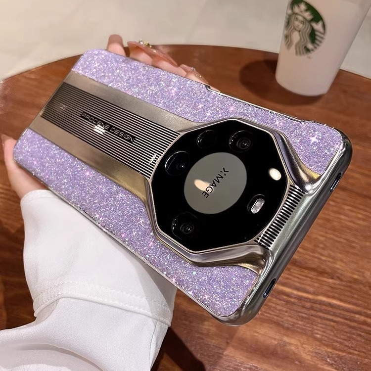 Husă cu glitter pentru Huawei Mate60 Pro+ – model nou, transformă în stil Mate50 Pro