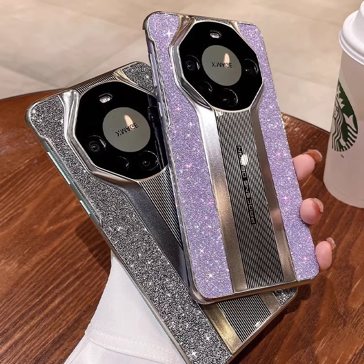 Husă cu glitter pentru Huawei Mate60 Pro+ – model nou, transformă în stil Mate50 Pro