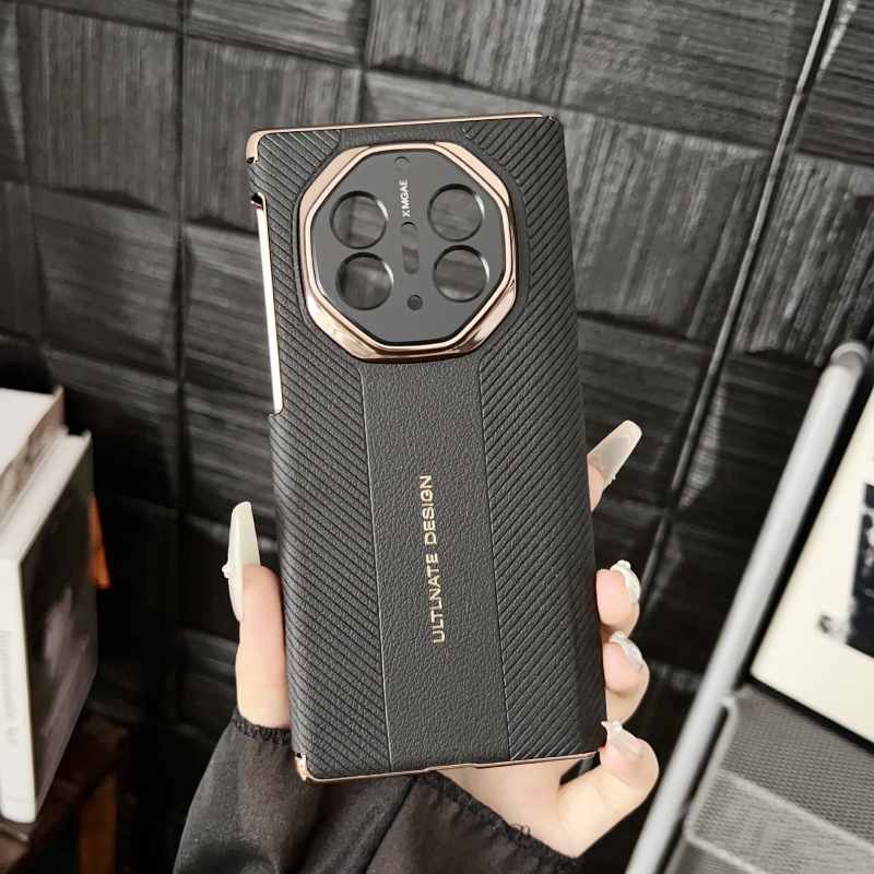 Carcasă Huawei Mate XTS cu axă centrală magnetică electroplată și balama dublă
