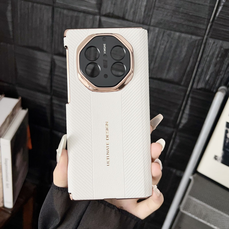 Carcasă Huawei Mate XTS cu axă centrală magnetică electroplată și balama dublă