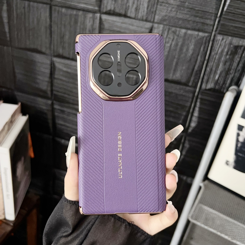 Carcasă Huawei Mate XTS cu axă centrală magnetică electroplată și balama dublă