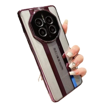Maska za Huawei Mate60 s trostrukim elektroplatingom, Porsche stil — luksuzna zaštita