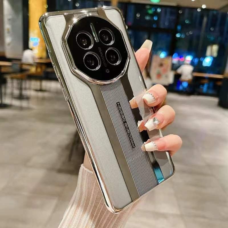 Maska za Huawei Mate60 s trostrukim elektroplatingom, Porsche stil — luksuzna zaštita