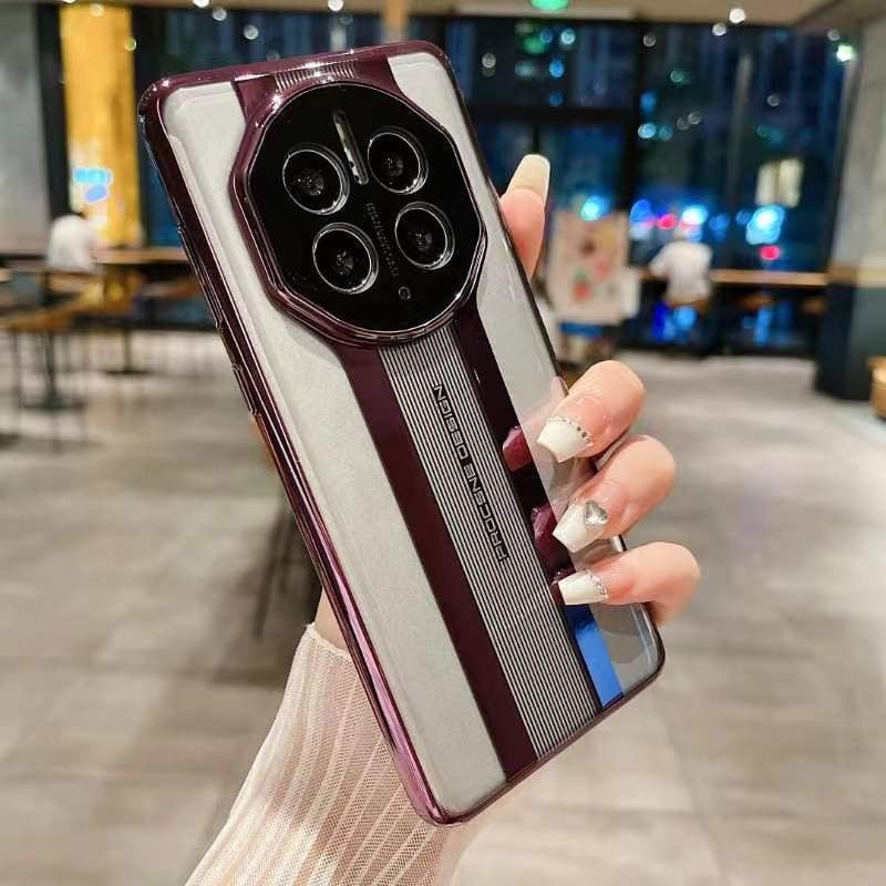 Maska za Huawei Mate60 s trostrukim elektroplatingom, Porsche stil — luksuzna zaštita