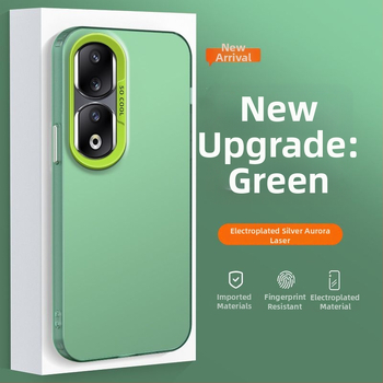 Puzdro pre Honor 90 Pro REP-AN00, matný povrch, odolný tvrdý kryt proti pádom, vylepšená strieborná farba
