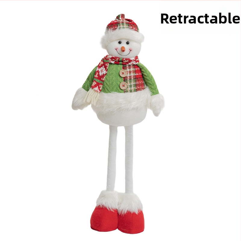 Skladacia vianočná bábika z textilu, výška 50 cm