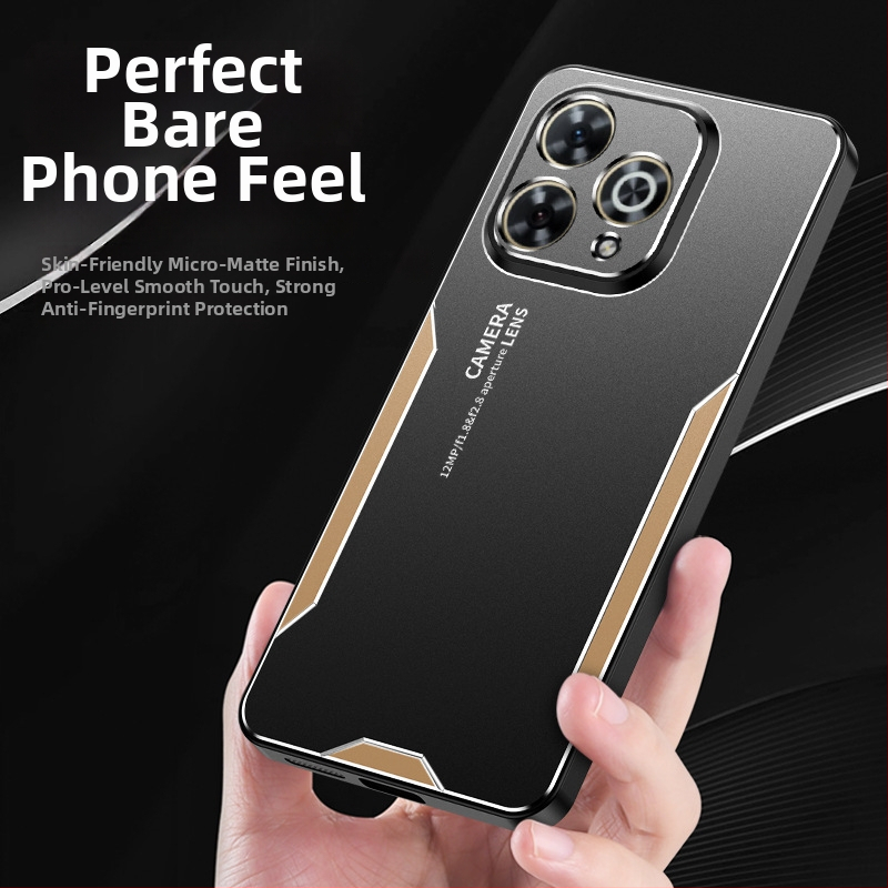 Ochranný kryt pre Huawei Enjoy 80 Pro s kovovým dizajnom čepele, plné krytie; kompatibilný s Enjoy 70 Plus/60/50