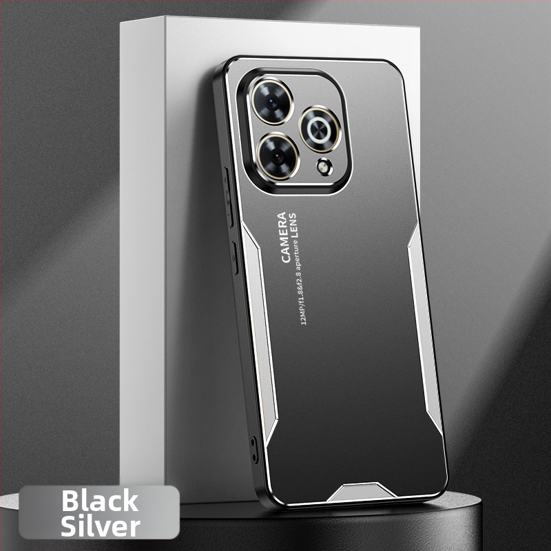 Ochranný kryt pre Huawei Enjoy 80 Pro s kovovým dizajnom čepele, plné krytie; kompatibilný s Enjoy 70 Plus/60/50