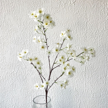 Gusta umjetna grana trešnje s cvjetovima za svadbene i hotelske dekoracije, stablo trešnje, cvjetni aranžmani, rekviziti za fotografiju