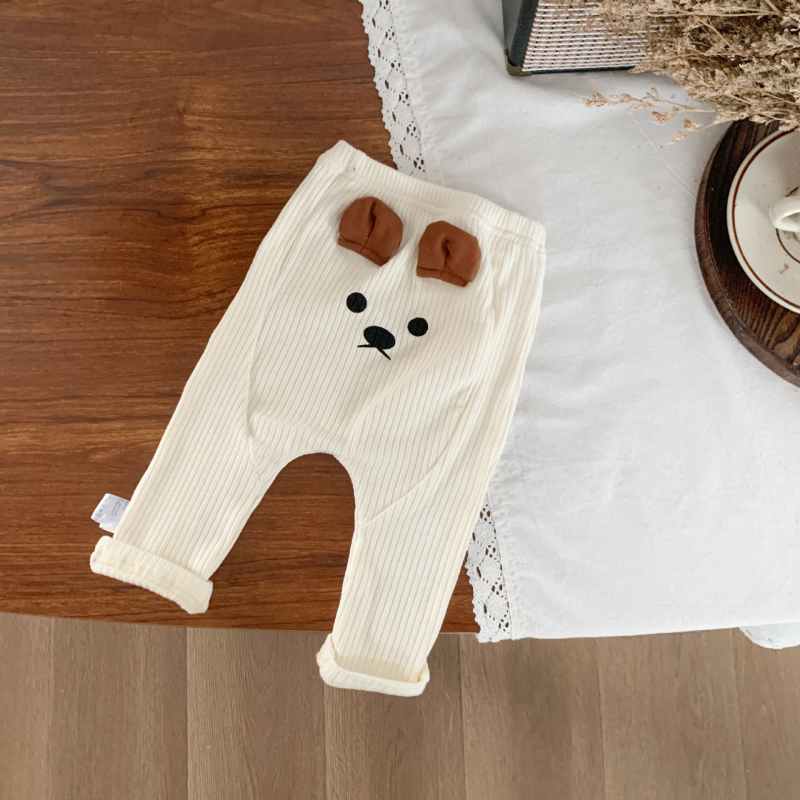 Rajzfilm mintájú pamut leggings babáknak és totyogóknak
