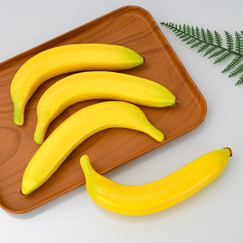 Banana realistă, recuzită de decor pentru casă, bucătărie și petreceri; recuzită pentru fotografie și educație timpurie