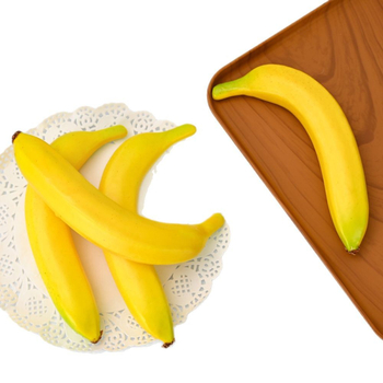 Banana realistă, recuzită de decor pentru casă, bucătărie și petreceri; recuzită pentru fotografie și educație timpurie