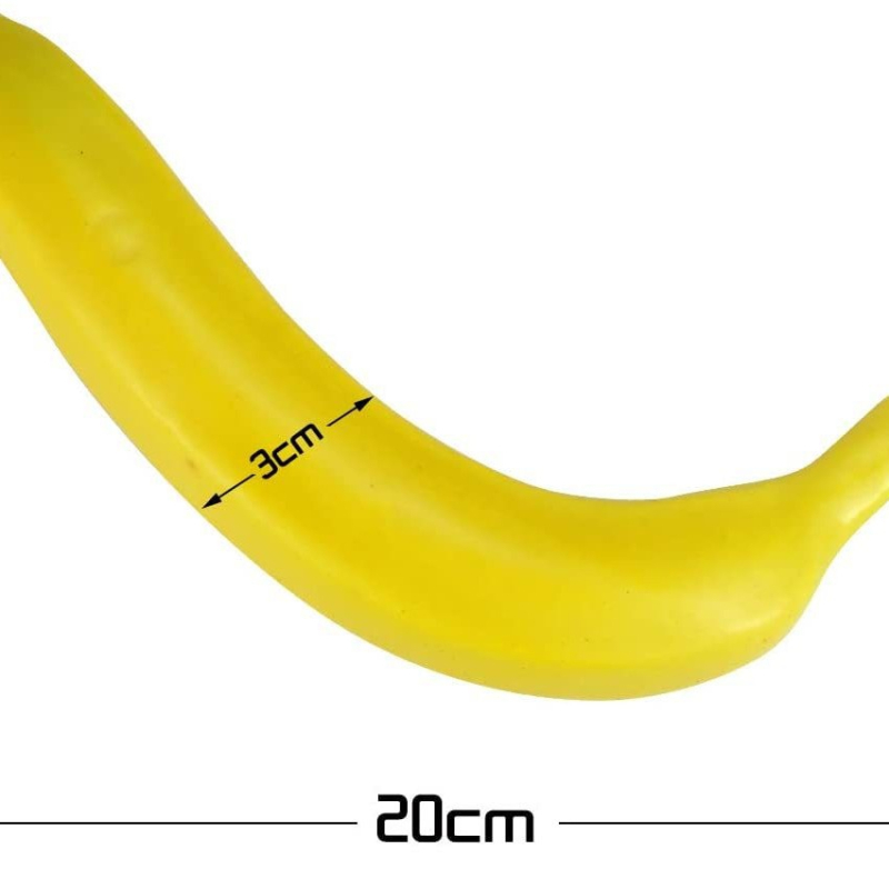 Banana realistă, recuzită de decor pentru casă, bucătărie și petreceri; recuzită pentru fotografie și educație timpurie