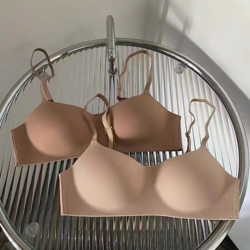 Bešavna jednodijelna grudnjica za male dojke, nježni push-up, protiv opuštanja, udobna i prozračna