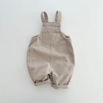 Koreai stílusú vállpántos gyerek overál, denim, tavasz–ősz, szabadidős külső viselet