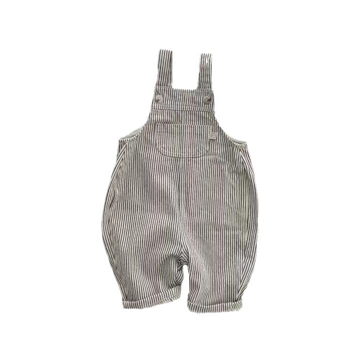 Koreai stílusú vállpántos gyerek overál, denim, tavasz–ősz, szabadidős külső viselet
