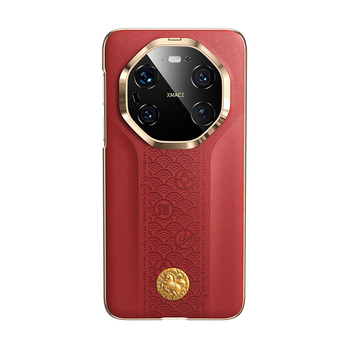 Carcasă din piele electroplacată pentru Huawei Mate80 Pro, Ediție Anul Nou, M70Rs, senzație premium, protecție anti-cădere 60