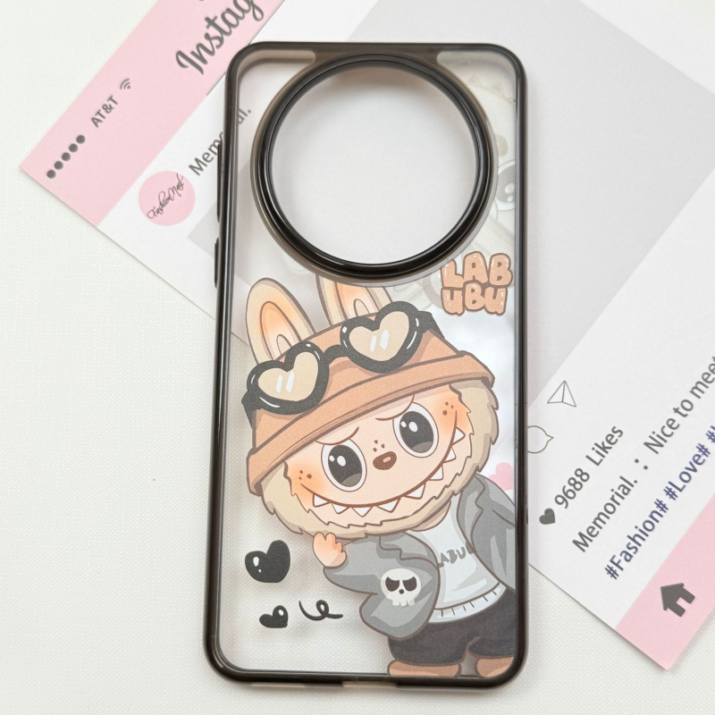 Carcasă din acril Oxygen Dog pentru Huawei Mate60 Pro, Mate70 și P70 – Transparent
