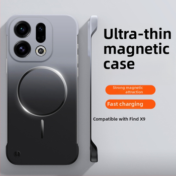 Ultra tenký bezrámový magnetický kryt s gradientným dizajnom pre Find X9 Pro a Oppo Reno 15 Pro