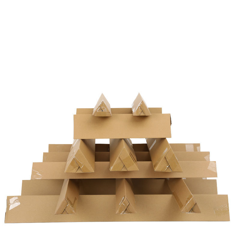 Trokutasti karton od valovitog kartona za pakiranje kišobrana s dugom ručkom, štapova za ribolov i brisača vjetrobranskog stakla