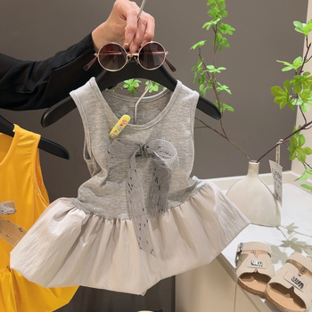 Ballet Girl Gyerekeknek: Lyocell ruha, jégérzetű bordázott szövet, puffos fazon, édes hercegnő-stílus
