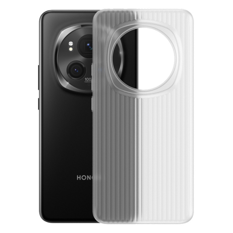 Carcasă pentru telefon PP ultra-subțire, finisaj mat și textură ondulată pentru Honor Magic 7 și Magic 7 Pro
