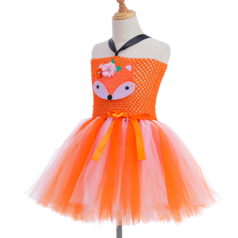 Cuki rókás lány ruha Zootopia cosplayhoz, gyermekfesztivál előadás-jelmez, Halloween ruha