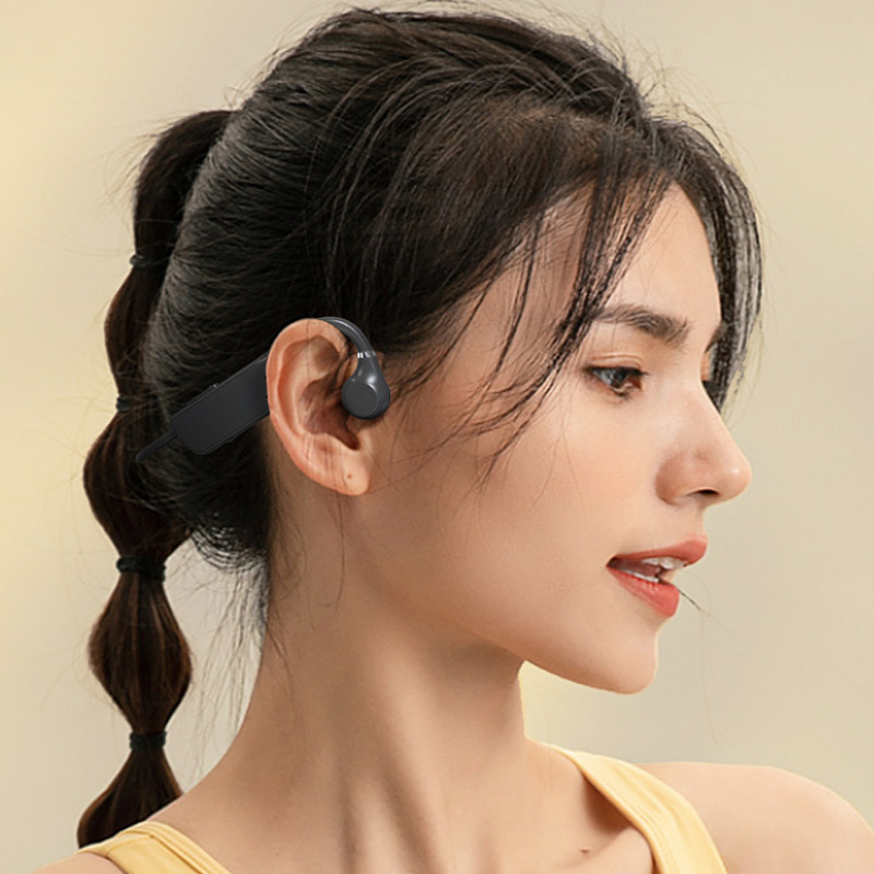 Bluetooth slušalice s kostnom provodljivosti, otvorenog dizajna za trčanje, bežične uz mogućnost Type-C žičanog načina