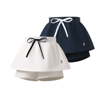 Dječja bloomers suknja s cvjetnim uzorkom, retro balet stil, lažni dvodijelni kroj, puffasti volan