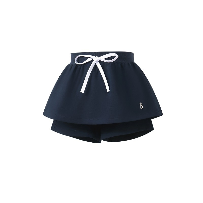 Dječja bloomers suknja s cvjetnim uzorkom, retro balet stil, lažni dvodijelni kroj, puffasti volan