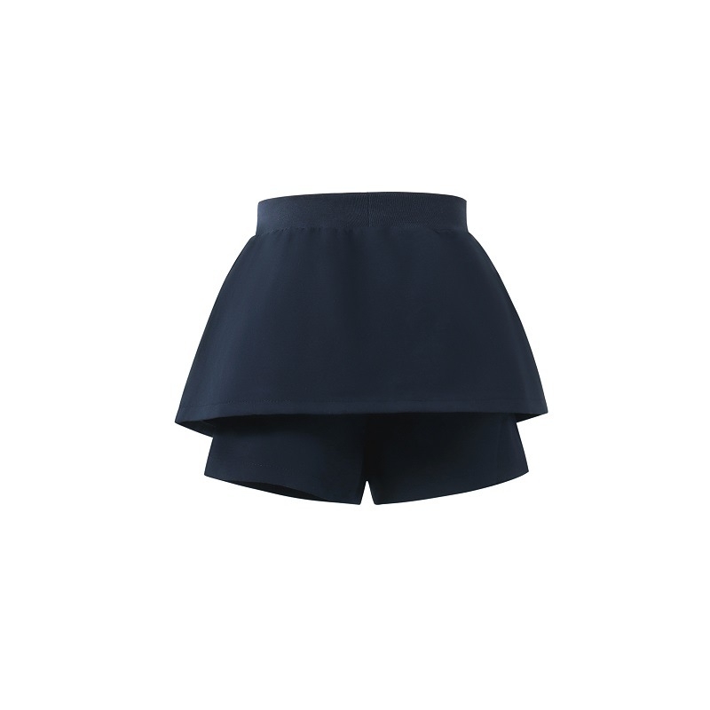 Dječja bloomers suknja s cvjetnim uzorkom, retro balet stil, lažni dvodijelni kroj, puffasti volan
