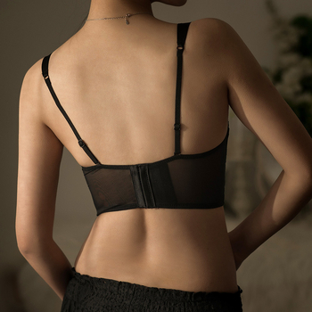 Čipkasti seksi set grudnjaka s odvojivim umetkom za push-up i podrškom za podizanje
