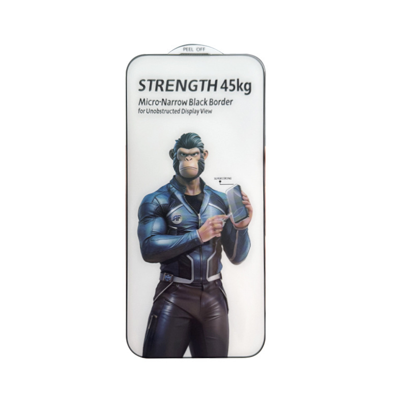 Gorilla Edge-to-Edge закалено стъкло за екран за iPhone 16/15 Pro, Anti-Peeping, Anti-Fall