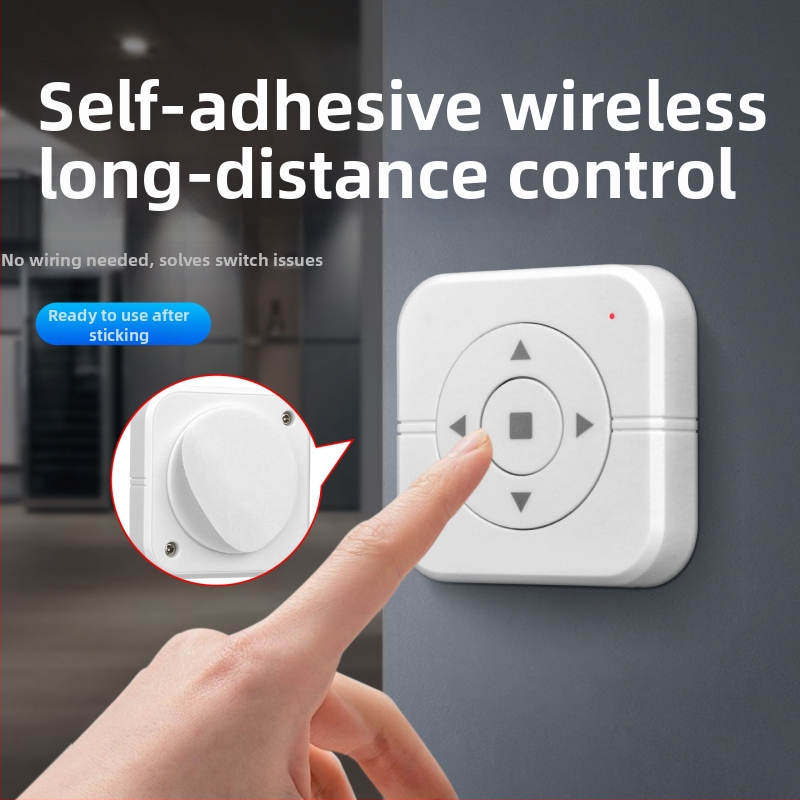 Telecomandă wireless pătrată, 4 butoane, transmițător EV1527