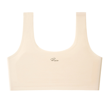Djevojačko donje rublje za razdoblje razvoja (8–12 godina), top bez rukava s antibakterijskom 7A, jednostavan stražnji dizajn.