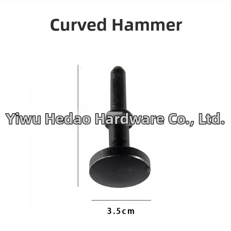 Set pneumatické kladivo 150 mm s dlátami a hlavami na odstraňovanie hrdze, s kruhovou rukoväťou