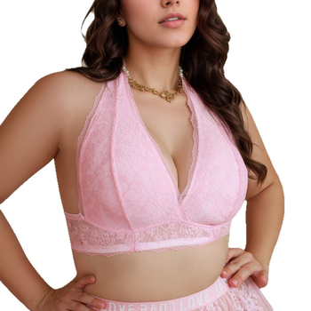 VIMIBRA push-up grudnjak od čipke za žene, velikog veličine, mrežasti materijal, udoban