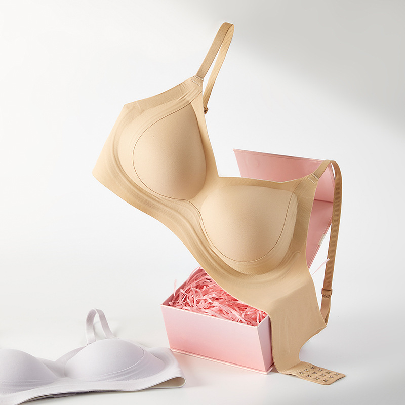 Sutien od svile Mulberry, antibakterijski, prozračan, bezšivne, push-up, meka podrška, čvrste košarice, za žene