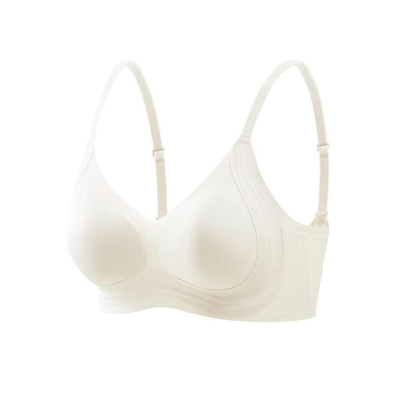 Sutien od svile Mulberry, antibakterijski, prozračan, bezšivne, push-up, meka podrška, čvrste košarice, za žene