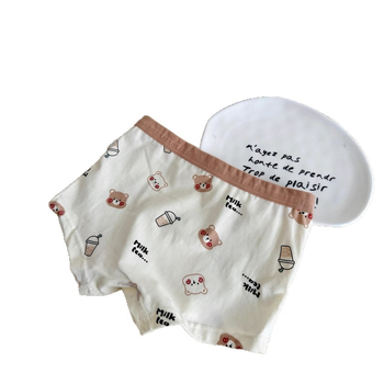 9007 Dječje bokserice od pamuka, prozračne, unisex, paket od četiri